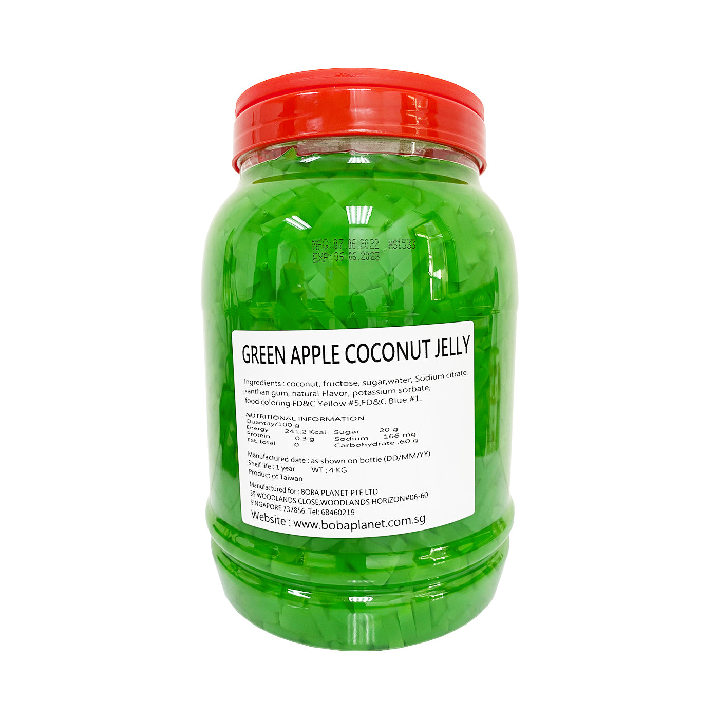 Green Apple Coconut Jelly